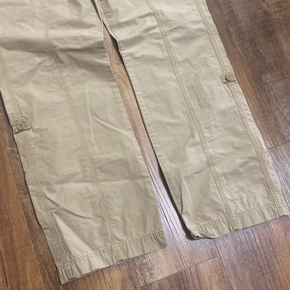 The north face tan casual athleisure hiking pants size 12 - Picture 4 of 10
